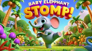 Little Elephant March 🐘  Stomp Stomp Sway  Fun Song amp Dance for Toddlers kidssongs fun [upl. by Beckman]