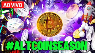 ALTCOINSEASON A MAIOR ALTA DE TODAS  ANÁLISE CRYPTO 632  bitcoin eth criptomoedasaovivo [upl. by Nylassej402]