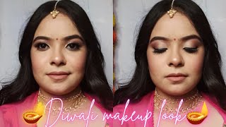 Diwali makeup look 🪔😍  makeuptutorial makeup diwali [upl. by Aurelie]