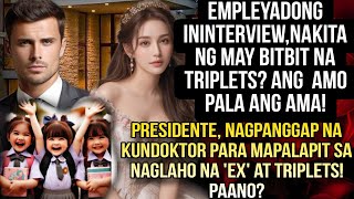 JANITRESS NA NAGAPPLYMAY BITBIT NA MAKUKULIT NA TRIPLETSAMO ANG AMA NA NAGPANGGAP NA KUNDOKTOR [upl. by Nivrad830]