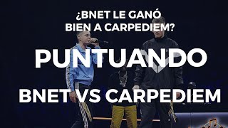 ¿BNET LE GANÓ A CARPEDIEM  VOTACIÓN Y REACCIÓN BNET VS CARPEDIEM RED BULL 2019🔥 [upl. by Nahtanaoj102]