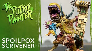 How to paint the Spoilpox Scrivener [upl. by Schoening]