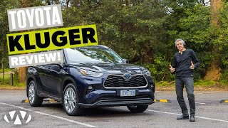 Toyota Kluger Hybrid Review  Wheels Australia [upl. by Dublin761]