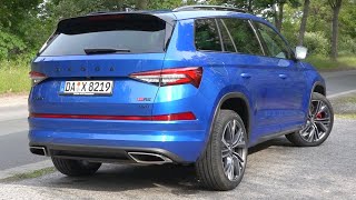 2022 Skoda Kodiaq RS 20 TSI 4x4 Facelift 245 PS TEST DRIVE [upl. by Oiznun]