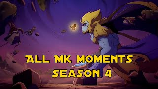 All Mk moments in season 4  Lego Monkie Kid [upl. by Lorine112]