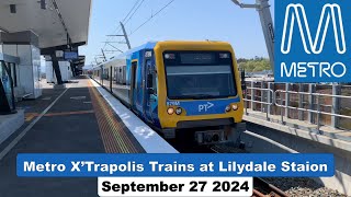 Metro XTrapolis Trains at Lilydale Station [upl. by Eemyaj229]