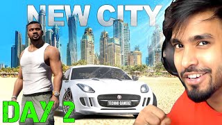 MY 2ND DAY IN NEW GANGSTER CITY  GTA 5 155 [upl. by Meda502]