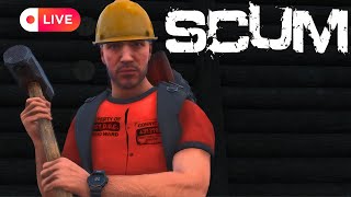 🔴 LIVE  SCUM   CONTINUANDO A CONSTRUÇÃO DA BASE  EP15  comandos [upl. by Occor]