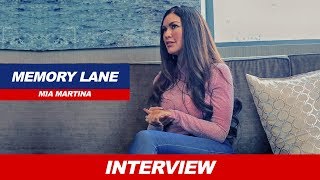 MIA MARTINA TAKES US THROUGH MEMORY LANE AND TALKS ABOUT HER LATEST MUSIC VIDEO IN GREECE [upl. by Lexa]