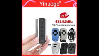 Yinuogo YNG600  How to program DOORHAN TRANSMITTER 2 4 PRO remote control [upl. by Cacilia]