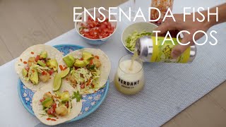 How to Make Ensenada Fish Tacos  Jack Stein [upl. by Frolick]