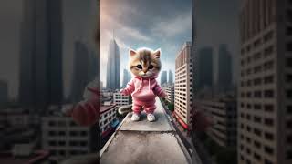 danger cat cat petdance dancingpet cute dancingcat catlover [upl. by Karlise]