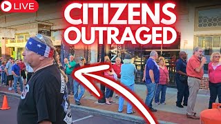 RESIDENTS OUTRAGED Springfield Ohio Vivek Ramaswamy Townhall LIVE [upl. by Carmel136]