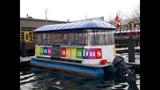 Aquabus Up and Down False Creek Vancouver [upl. by Dagny250]