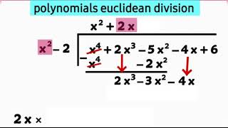 polynomials euclidean division [upl. by Holder]