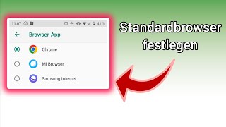 Android Smartphone So kannst du den Standardbrowser ändern amp festlegen [upl. by Nollaf]