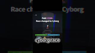 I Got Cyborg race in blox fruit bloxfruit roblox cybrog viralvideo robloxanime [upl. by Anirroc]