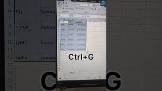 👍 How to Delete blank Rows in Excel with a Single Shortcutkey 😱shortsvideo tipsandtricks excel [upl. by Kiele]