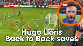 Hugo Lloris shines MLS  Back to back saves  LAFC [upl. by Lertsek633]