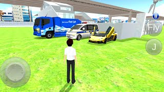 new police card and track when private car Bangalore point parking cargame gameplay games [upl. by Esilrahc634]