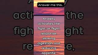 Why does anxiety make it hard to eat morethananxiety anxiety highfunctioninganxiety [upl. by Zacharias]