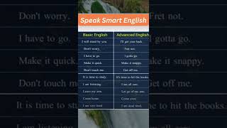 Speak Smart English  Learn English  shorts [upl. by Rashidi611]