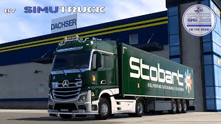 ETS2 150 I TRANSPORTES POR EUROPA I Salzburgo A  Múnich D I MERCEDES ACTROS 517 cv [upl. by Emmeline]