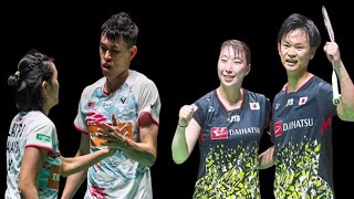 Badminton Mixed Doubles  TanLai MAS vs WatanabeHigashino JPN  Japan Master 2024 [upl. by Rosette]