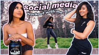 what i do as a social media influencer workout with me  sales [upl. by Meadows]