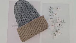 Chunky cable knit beanie Cashmere beanie Warm beanie cap Manufacturer [upl. by Forrest]