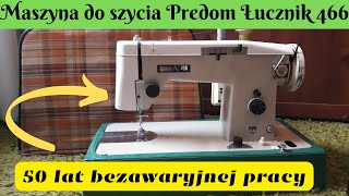 Maszyna do szycia Predom Łucznik 466 PRL [upl. by Christoffer]