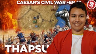 Thapsus  Caesars Most Complicated Campaign reaction [upl. by Forkey557]