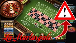 ⚠️⚠️ROULETTE MARTINGALE  DANGER  ⚠️⚠️ Je teste en démo la stratégie de la Martingale à la roulette [upl. by Edris]