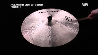 Cymbale Ride Agean Custom Light 20quot  CU20RILI [upl. by Astor725]