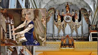 Mozart  LACRIMOSA REQUIEM KV 626  Diane Bish at St Peters Church Salzburg Austria [upl. by Astrahan804]