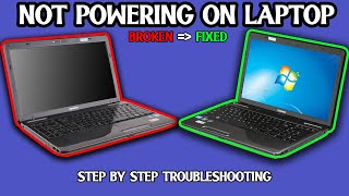 Finally Fix Laptop not powering on step by step [upl. by Taylor334]