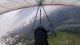 Hang Gliding in Verbier Switzerland CroixdeCoeur [upl. by Chinua]