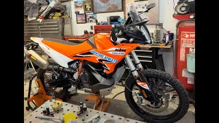 Ultimate Adventure Motorcycle KTM 890 Rally Build ￼ [upl. by Helfant]