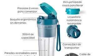 URBAN MAX DE TUPPERWARE LICUADORABATIDORA PORTÁTIL [upl. by Beichner748]