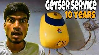 Bajaj 25 litters Geyser service after 10 years in Supaul  EHSAN [upl. by Innos]