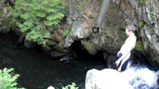 Burlington falls CT cliff jump [upl. by Rellim157]