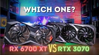 RTX 3070 vs RX 6700 XT  Which one should you buy [upl. by Caldera121]