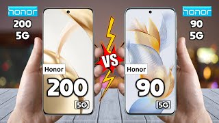 Honor 200 Vs Honor 90  Full Comparison 🔥 Techvs [upl. by Ruder]