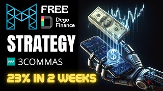 Free DCAStrategy 2weeks23 profits DEGO Finance 3commas trading backtesting [upl. by Ailuig]