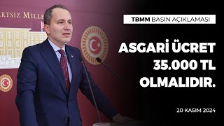 Asgari ücret 35 bin TL olmalıdır [upl. by Abana820]