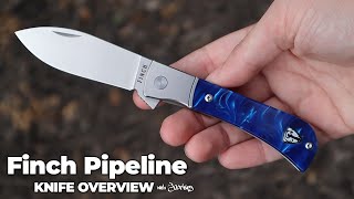 Finch Pipeline Folding Knife 5Minute Review  Jimping with Jacrispy [upl. by Popper]