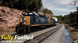 Fully Fuelled  CSX Heavy Haul  Train Sim World 2020 1080p60fps [upl. by Cogn]