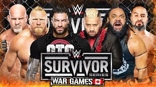 Roman Reigns Brock Lesnar Goldberg vs Tama Tonga Solo Sikoa Jacob Fatu  Survivor Series [upl. by Anahc]