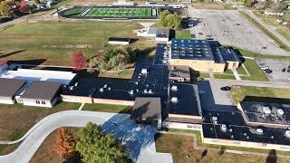 Fly Over Centralia High School And Football Field [upl. by Arracahs201]