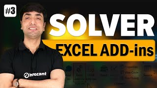 Excel Solver Example and step by step explanation in hindi [upl. by Files]